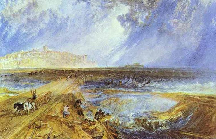 J.M.W. Turner Rye, Sussex. c. Spain oil painting art